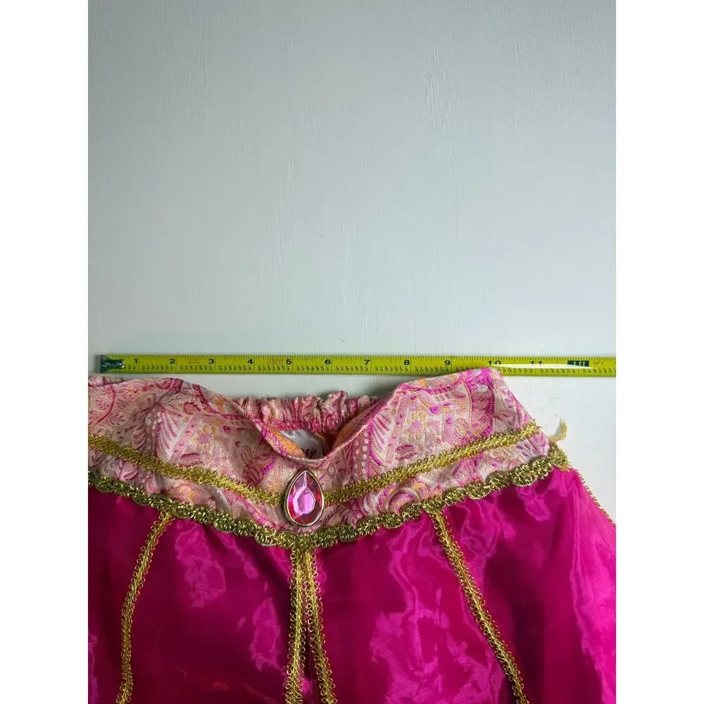 Disney Store Princess Jasmine Pink Costume Live Action Aladdin Girls Medium 7/8 - Picture 7 of 16